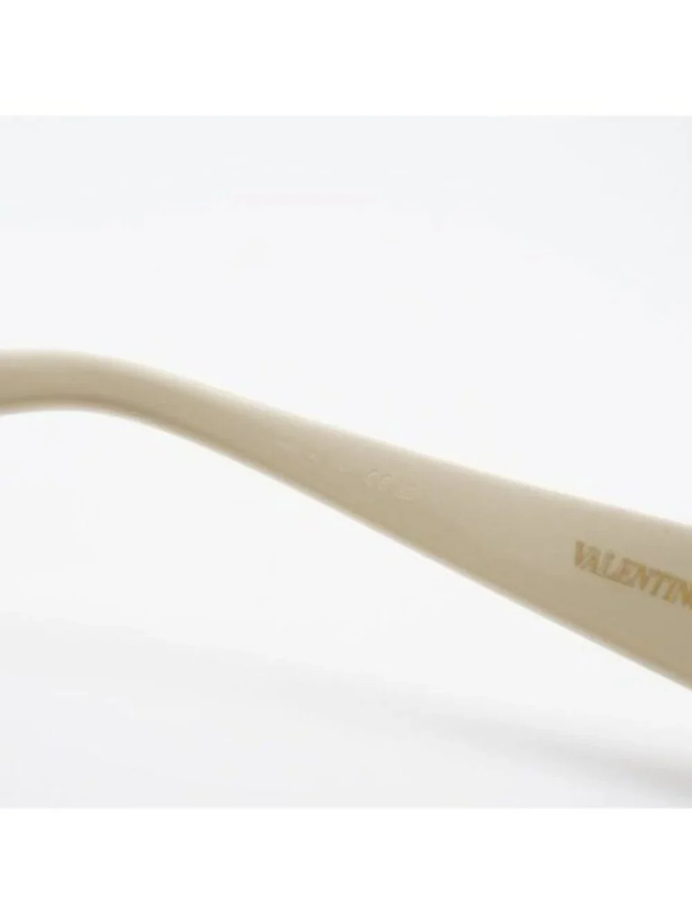 Valentino VLX-179C Eyeglasses White/Gold 55mm Square Frame